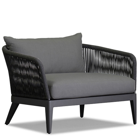 Grey large online armchair