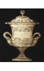 Vertical rectangular engraving with vase XIXème - Model 2 - 50 cm x 40 cm