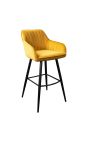 2 barošanas krēslu komplekts "Siena" dizains no sinepju dzeltenas sviestas