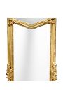 Espelho psique estilo Luís XVI com dois espelhos