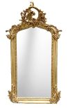 Louis XVI style rectangular mirror - 102 cm x 53 cm