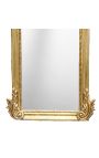 Louis XVI style rectangular mirror - 102 cm x 53 cm