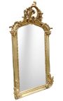 Louis XVI style rectangular mirror - 102 cm x 53 cm