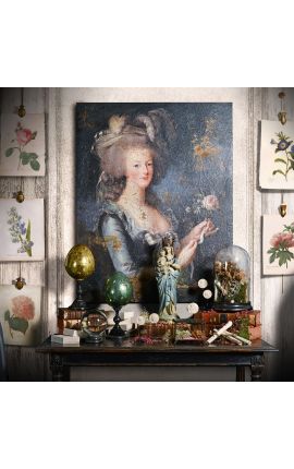 Tableau de portrait &quot;Marie-Antoinette, Reine de France&quot; - Elisabeth Vigee Le Brun