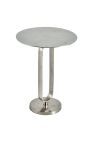Bočni stol BENI u metalnoj srebrnoj boji