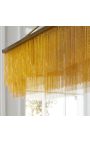 ANNI zeitgenössischer Kronleuchter von 80 cm lange metall gold farbe