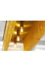 ANNI lampadario contemporaneo di 80 cm colore oro lungo metallo