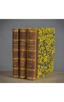 Набор трех коричневых красных книг XIX века