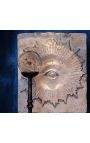 Large stone stele on black base "Eye of providence"