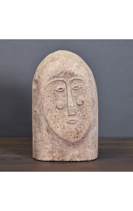 Escultura "Balbal" - Grande modelo de pedra de areia