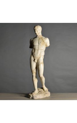 Sculptură mare "Statuia lui Apollo" pe stand