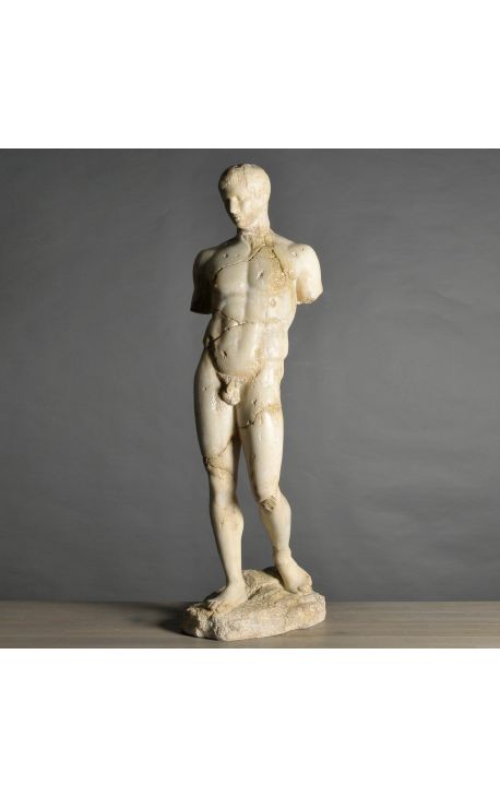 Large sculpture "Apollo Statue" on stand