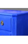 Swedish dresser blue "Klein" color patinated 3 drawers