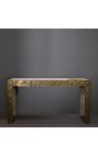 Large console in oxidized mirrors "Murano" - 165 cm