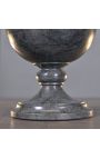 Stile impero api d'oro urn in marmo nero/grigio