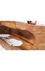 Mesa de café VAGUE rosewood - 120 cm