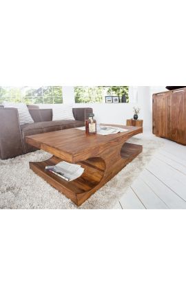 Mesa de café VAGUE rosewood - 120 cm