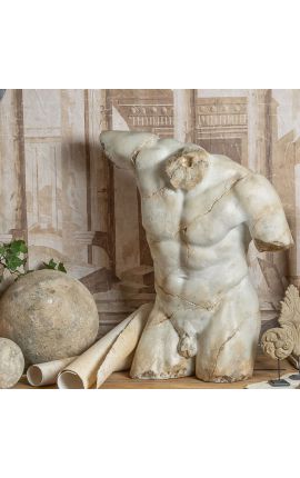 Gran escultura &quot;Gladiador&quot; en versió fragment amb una pàtina sublim