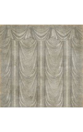 Panoramic wallpaper "Drape grey" - 350 cm x 200 cm