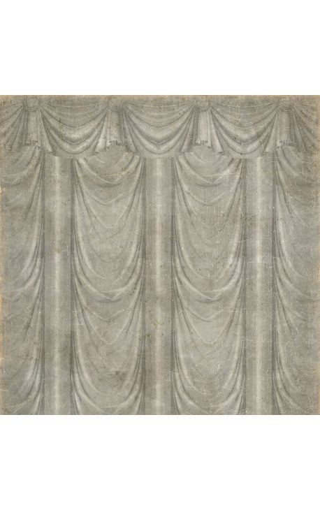 Панорамные обои "Drape Grey" - 350 cm x 200 cm