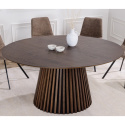 PARMA Ronde eettafel 140 cm donkere eik