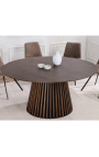 PARMA Ronde eettafel 140 cm donkere eik