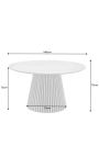 PARMA Ronde eettafel 140 cm donkere eik