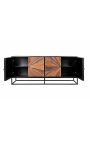 CUBA 4-door Mango wood sideboard with recycled Teck facade