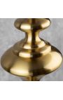 Lampada da terra barocco 160 cm metallo color oro con paralume nero