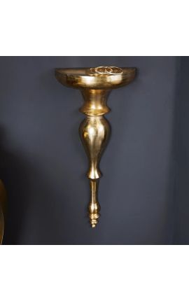 Moderno console de parede barroco 60 cm de alumínio dourado