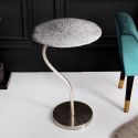 Side table "Waterlily leaf" aluminium silver