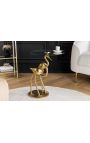 Side table "CRANE" of gold aluminium