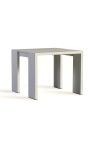 Table d'appoint "Nai Harn" de couleur taupe en aluminium