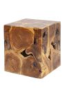 Solid Teck Wood sidebord - 40 cm