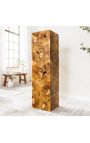 Table d'appoint / colonne en bois de Teck massif - 110 cm de haut