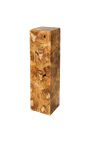 Mesa lateral / columna en sólido Teck wood - 110 cm altura