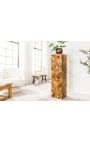 Table d'appoint / colonne en bois de Teck massif - 110 cm de haut