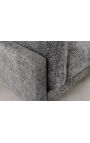 Divano angolare 295 cm BROOKE texture velluto grigio