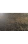 Dining table "GETS" black steel, top ceramic rusty effect 180-220-260cm