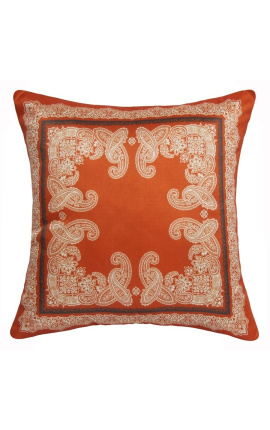 Cushion "decor foliage" Naranja 40 x 40