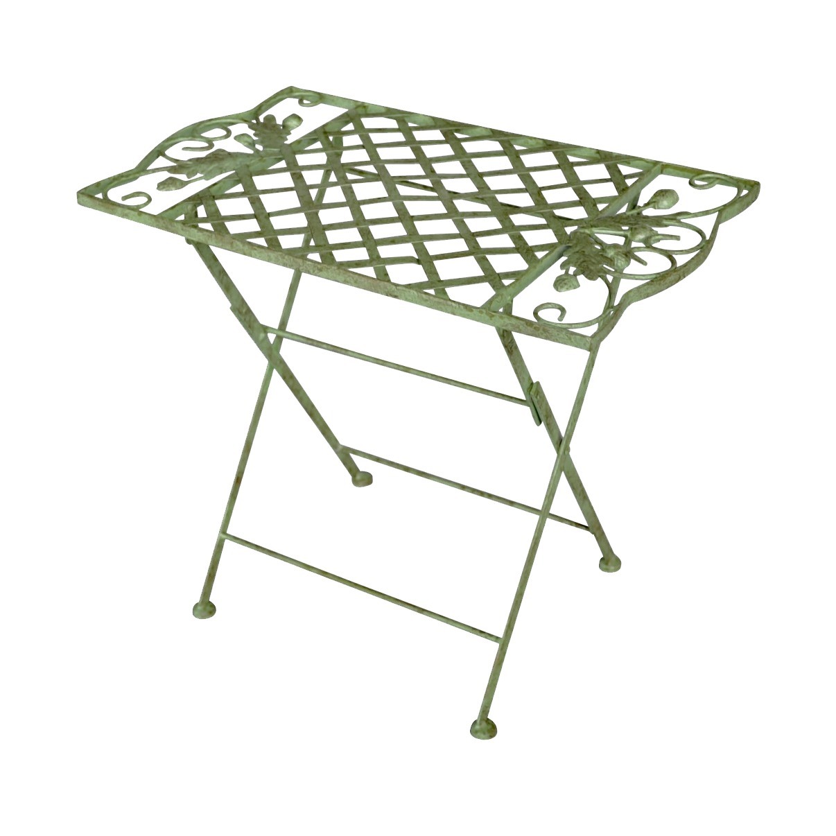 Folding Table For Kids In Wrought Iron Collection Oak