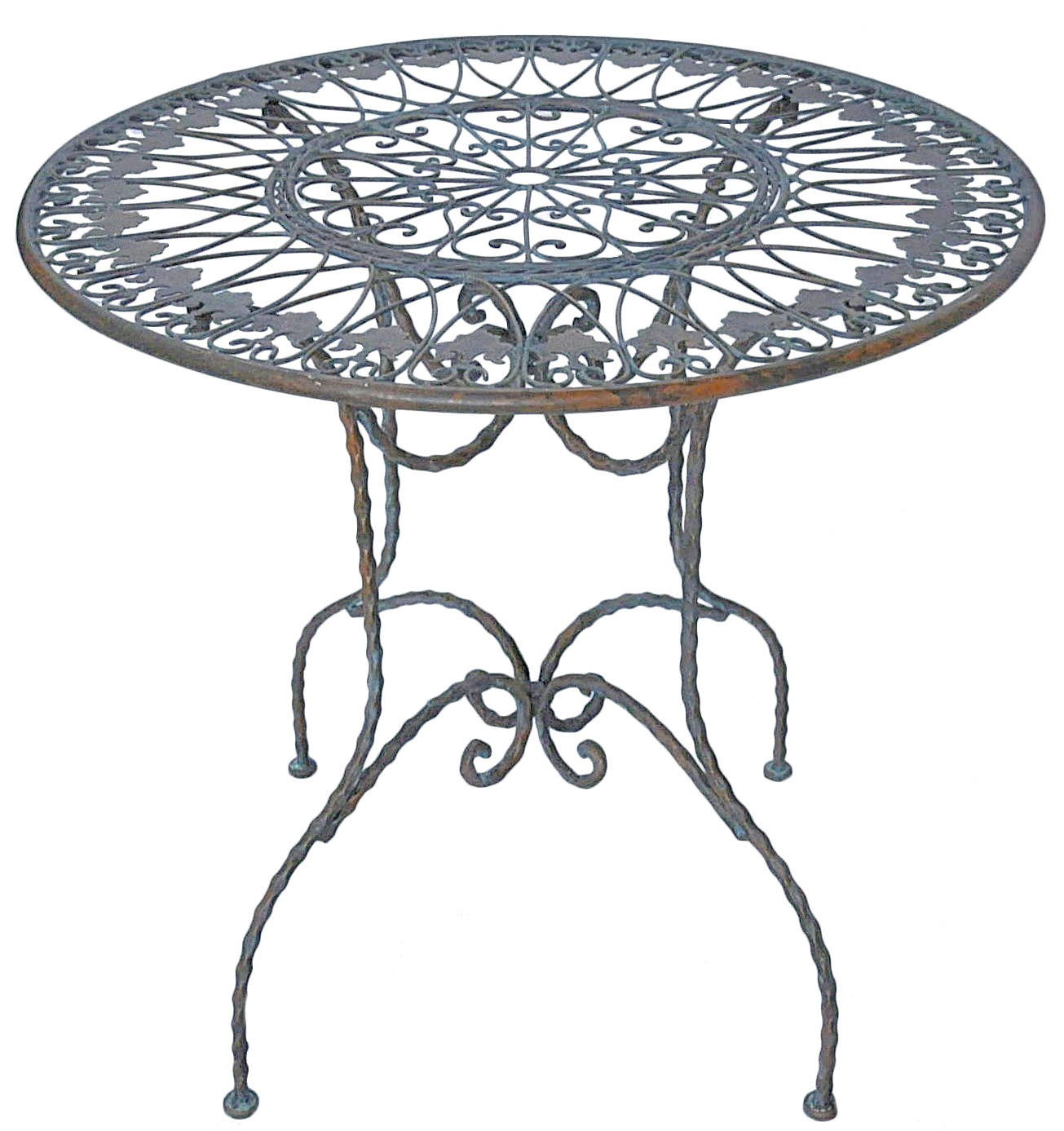 Dinner Table In Wrought Iron Collection Notthing Hill